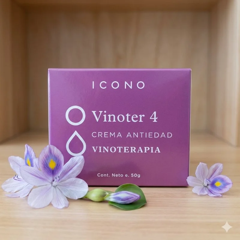 Vinoter 4 Icono – Crema Antiedad de Vinoterapia con Polifenoles de Uva