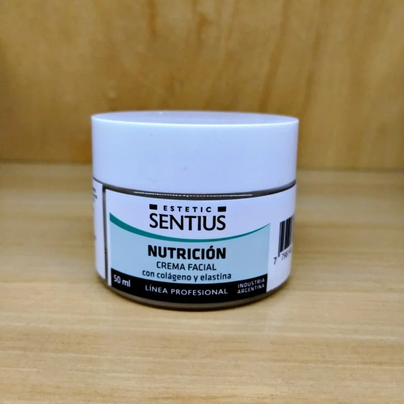 Crema Facial Nutrición Estetic Sentius – Con Colágeno y Elastina, Línea Profesional — 50 ml 2