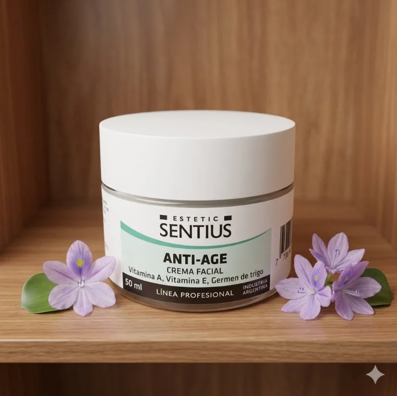 Crema Facial Anti-Age Estetic Sentius – Con Vitamina A, Vitamina E y Germen de Trigo