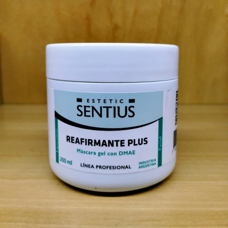 Máscara Gel Reafirmante Plus Estetic Sentius – Con DMAE y Liposomas, Línea Profesional 200 ml. Se recomienda su uso 1 o 2 veces por semana. 2
