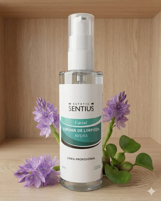 Espuma de Limpieza Facial de Avena Sentius | Limpieza Suave y Descongestiva