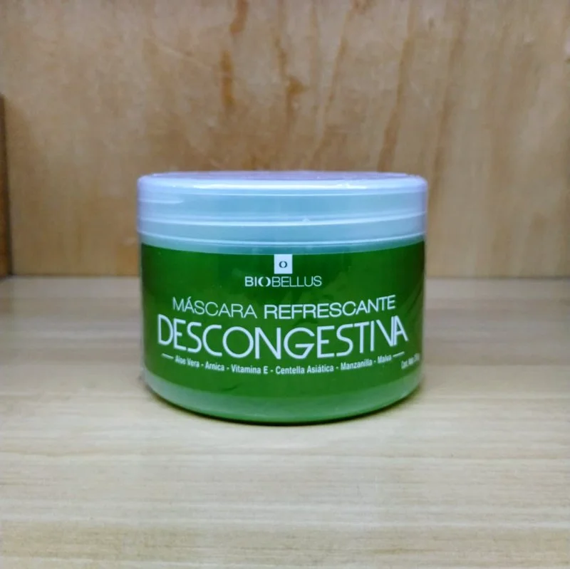 Máscara Refrescante Descongestiva Biobellus | Con Aloe Vera y Centella Asiática 250 g 2