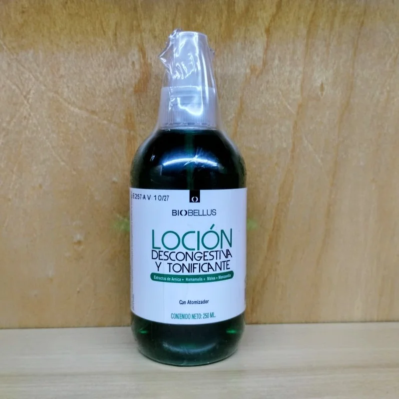 Locion Descongestiva y Tonificante - Biobellus 250 ml 2