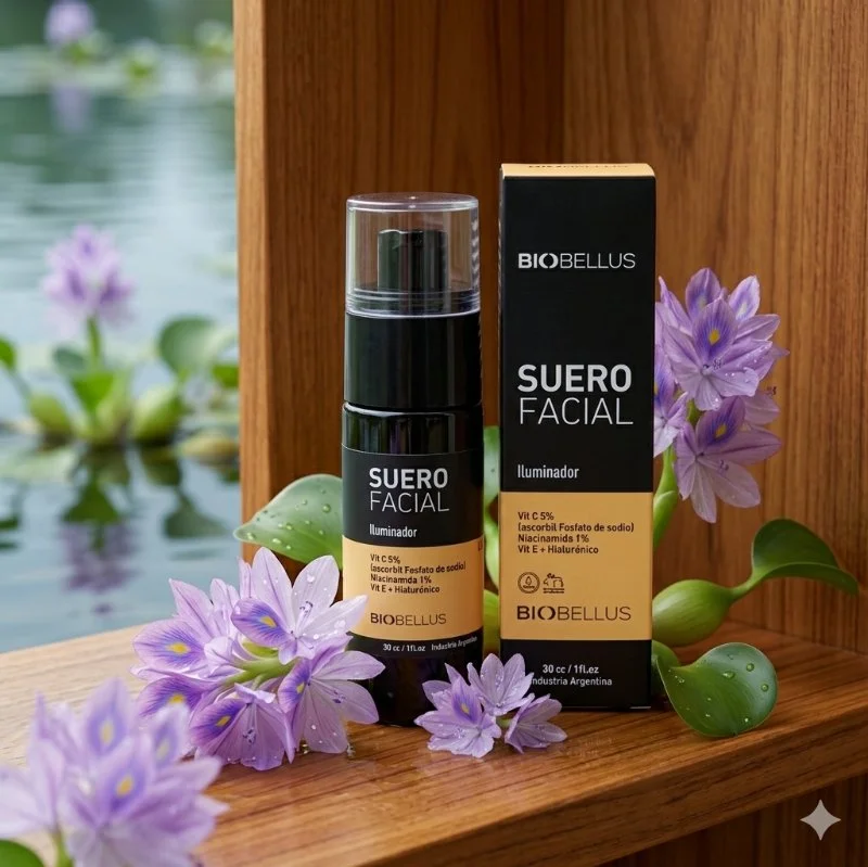 Suero Facial Iluminador Biobellus | Vitamina C 5%, Niacinamida y Hialurónico