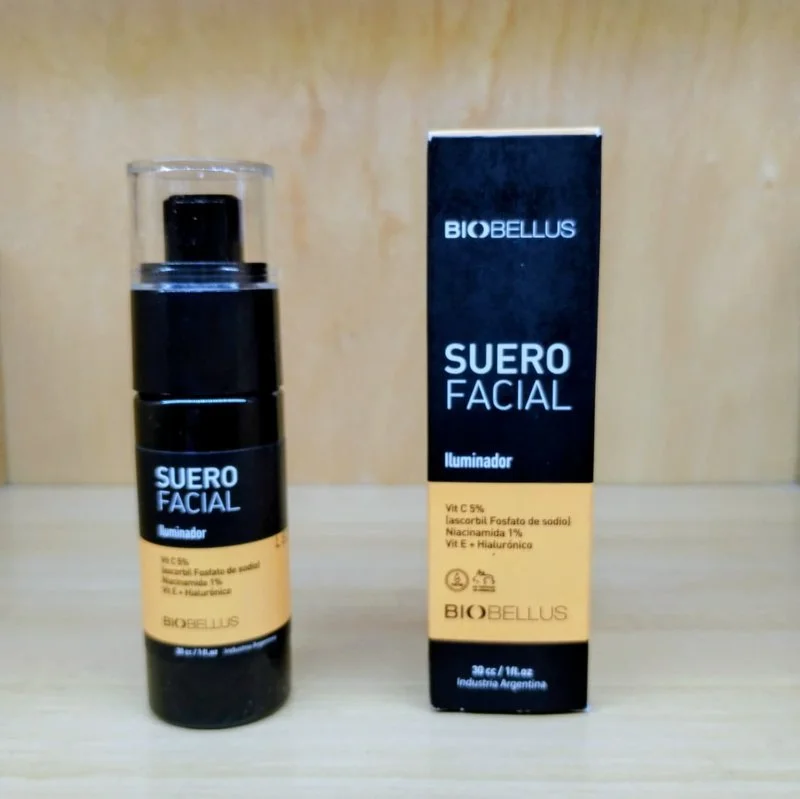 Suero Facial Iluminador Biobellus | Vitamina C 5%, Niacinamida y Hialurónico 30 ml 2