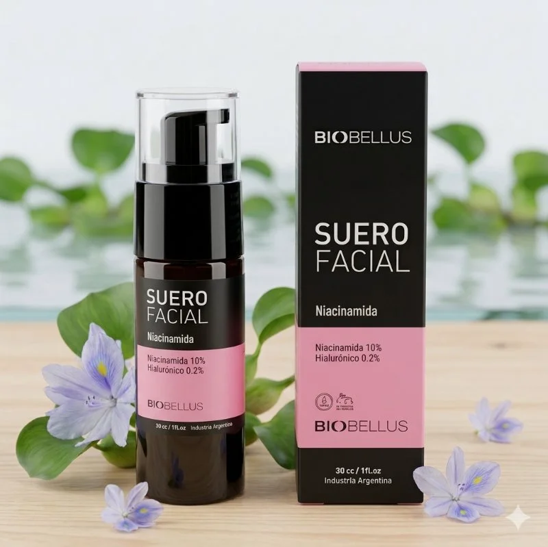 Suero Facial Biobellus Niacinamida 10% + Hialurónico