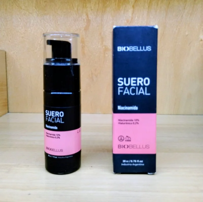 Suero Facial Biobellus Niacinamida 10% + Hialurónico 30 cc 2