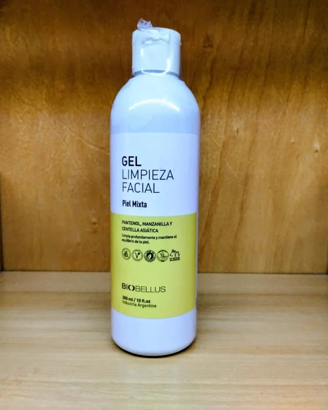 Gel de Limpieza Facial Biobellus Piel Mixta (Pantenol y Manzanilla) 300 ml 2