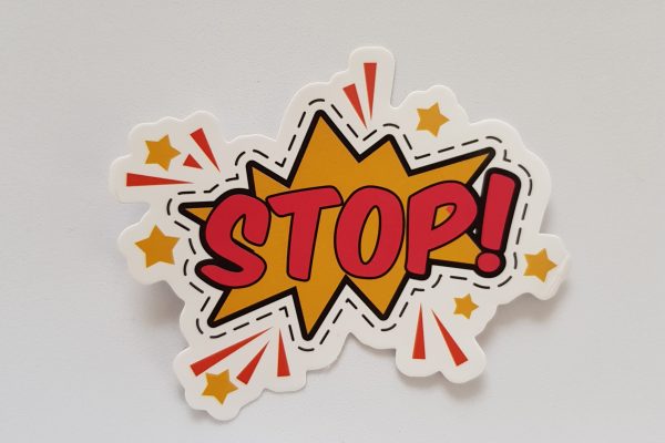 STOP saying sorry
