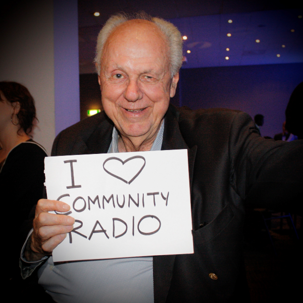 Tony Staley at the 2014 CBAA Community Broadcasting Awards