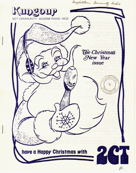 2CT's Christmas program guide for 1979