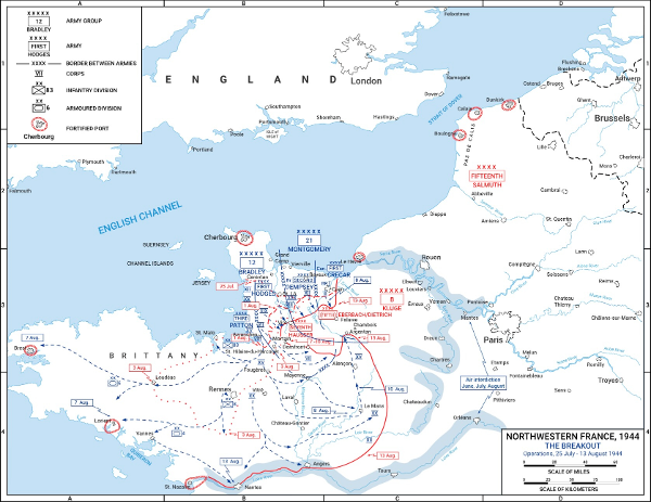 <h2>Post D-Day: Consolidating the Allied Foothold in Western Europe</h2>