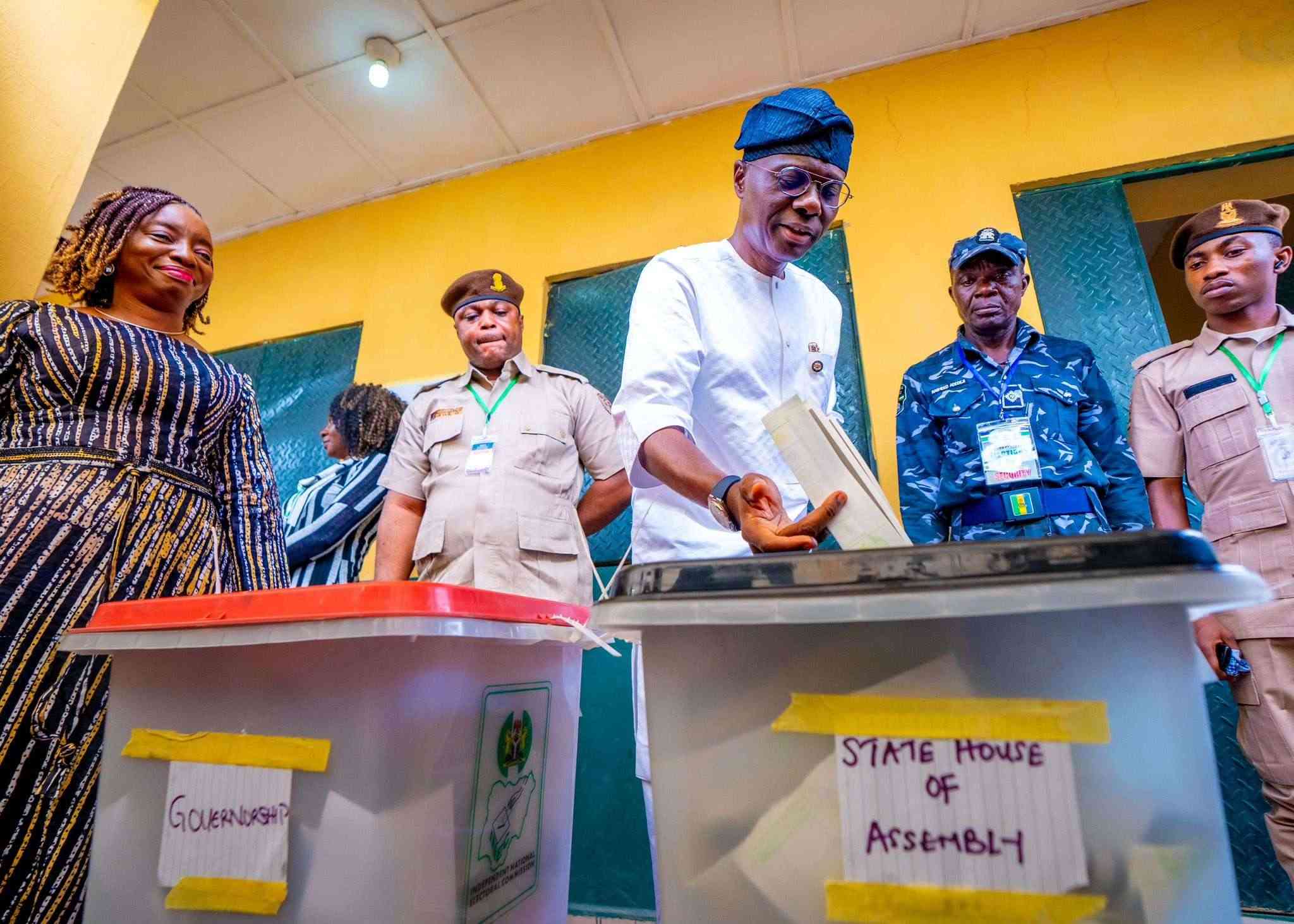 Gov Election 2023: Sanwo-Olu wins Tinubu polling unit amid low turnout