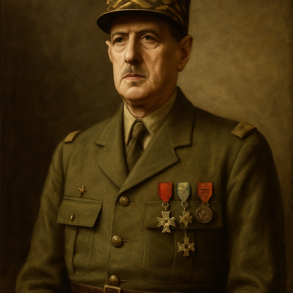 Portrait of Charles de Gaulle