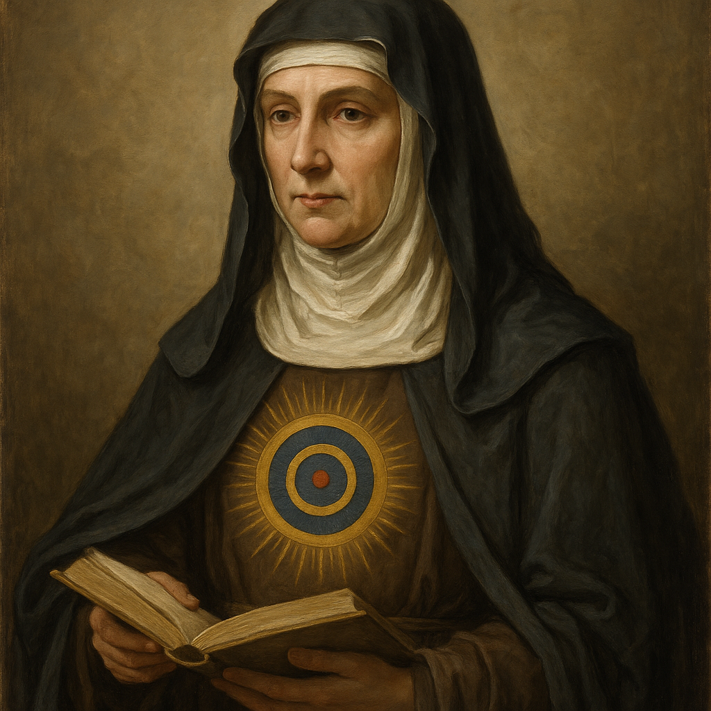 Portrait of Hildegarda de Bingen