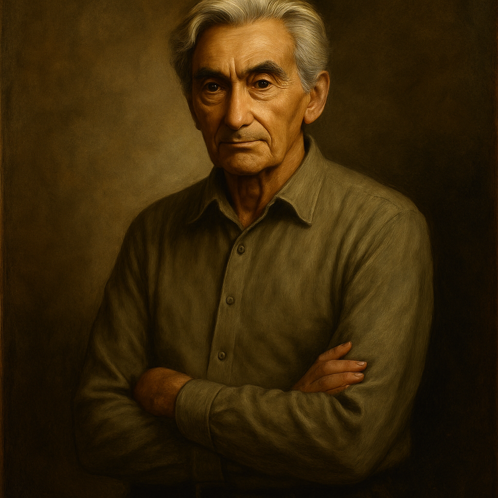 Portrait of Howard Zinn