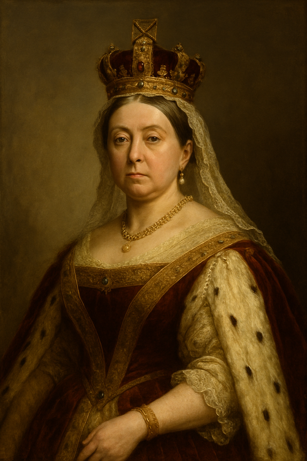 Portrait of Rainha Vitória