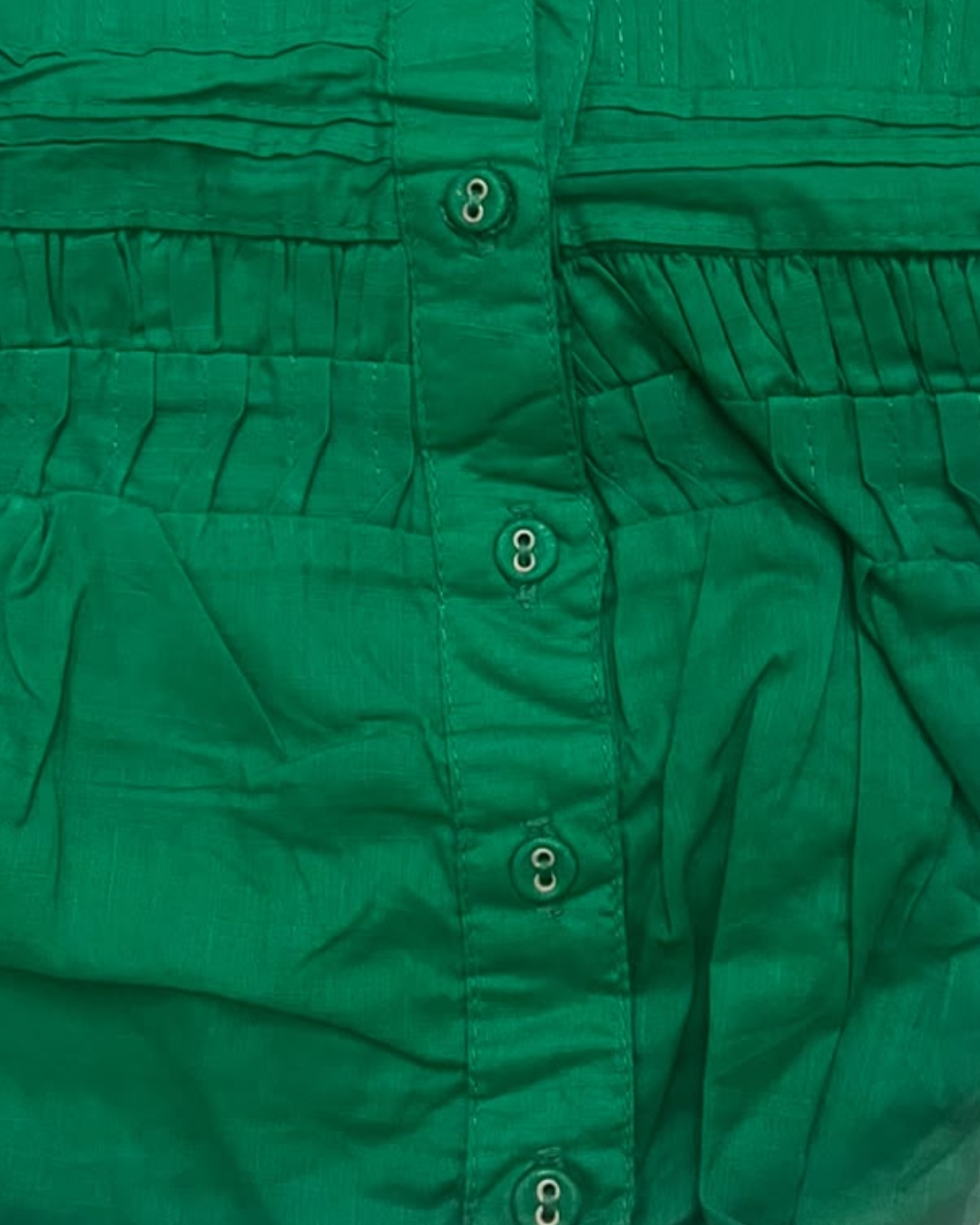 Dark Green Relaxed Top view 3 - Timeless Closet Sri Lanka