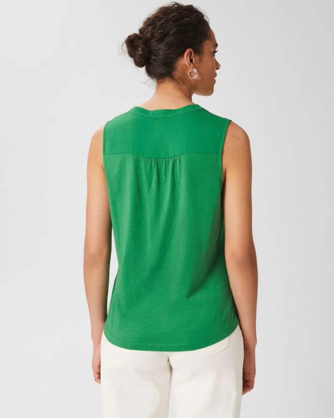 Dark Green Relaxed Top view 5 - Timeless Closet Sri Lanka