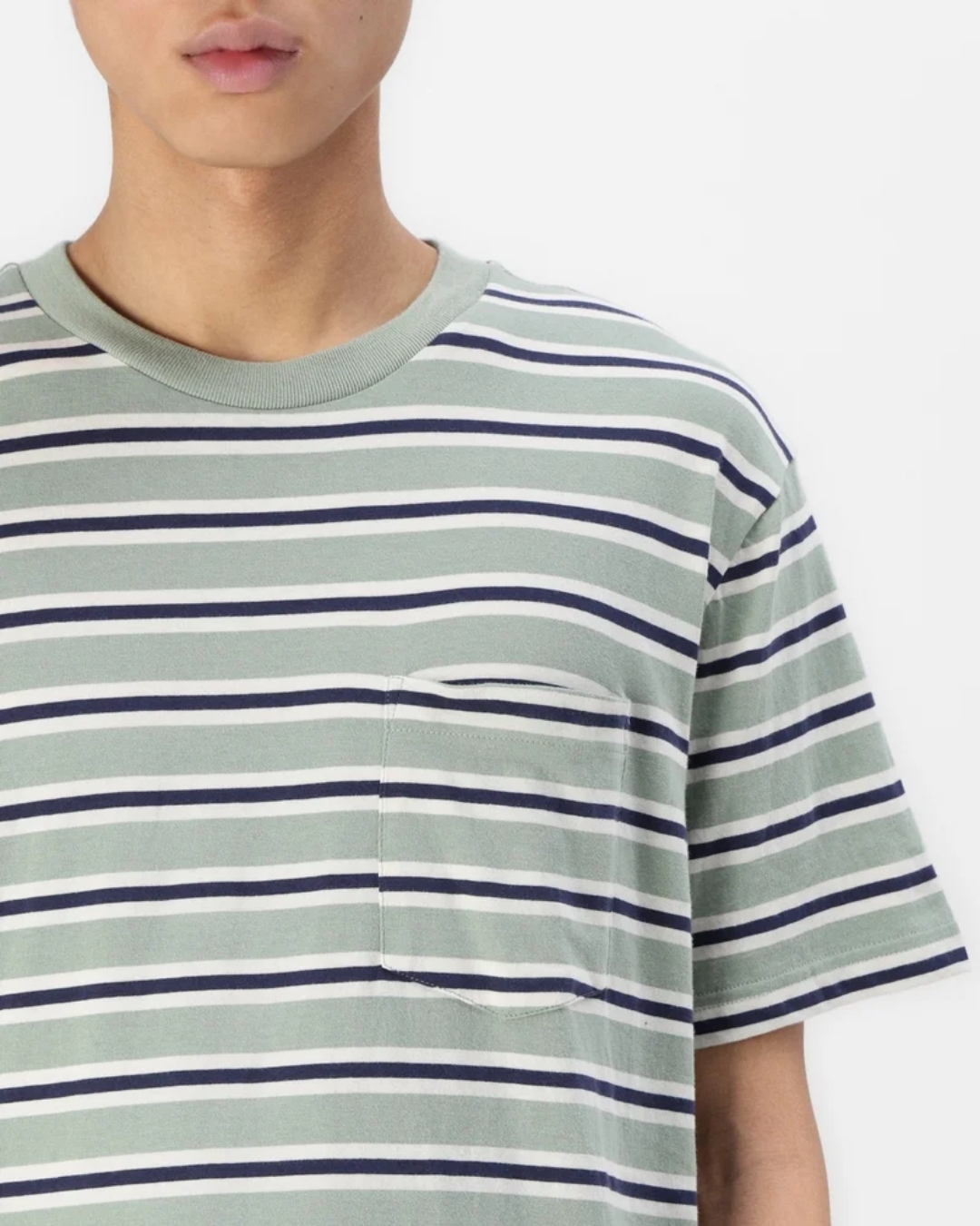 Blue and Green Men's T-shirt view 2 - Timeless Closet Sri Lanka