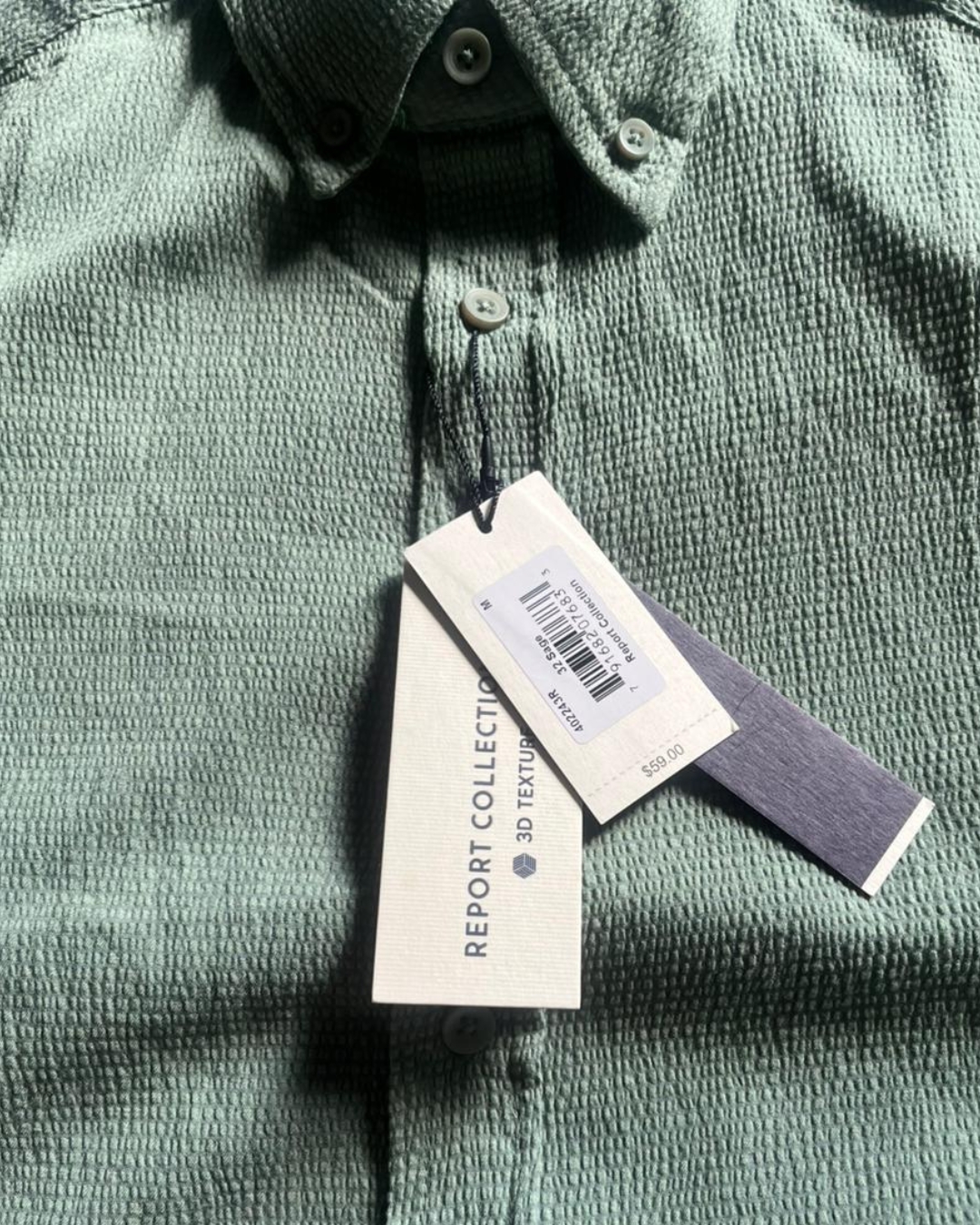 Green Popcorn Short Sleeve Shirt view 3 - Timeless Closet Sri Lanka