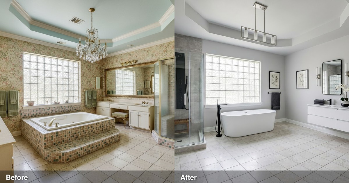 Before and after composite