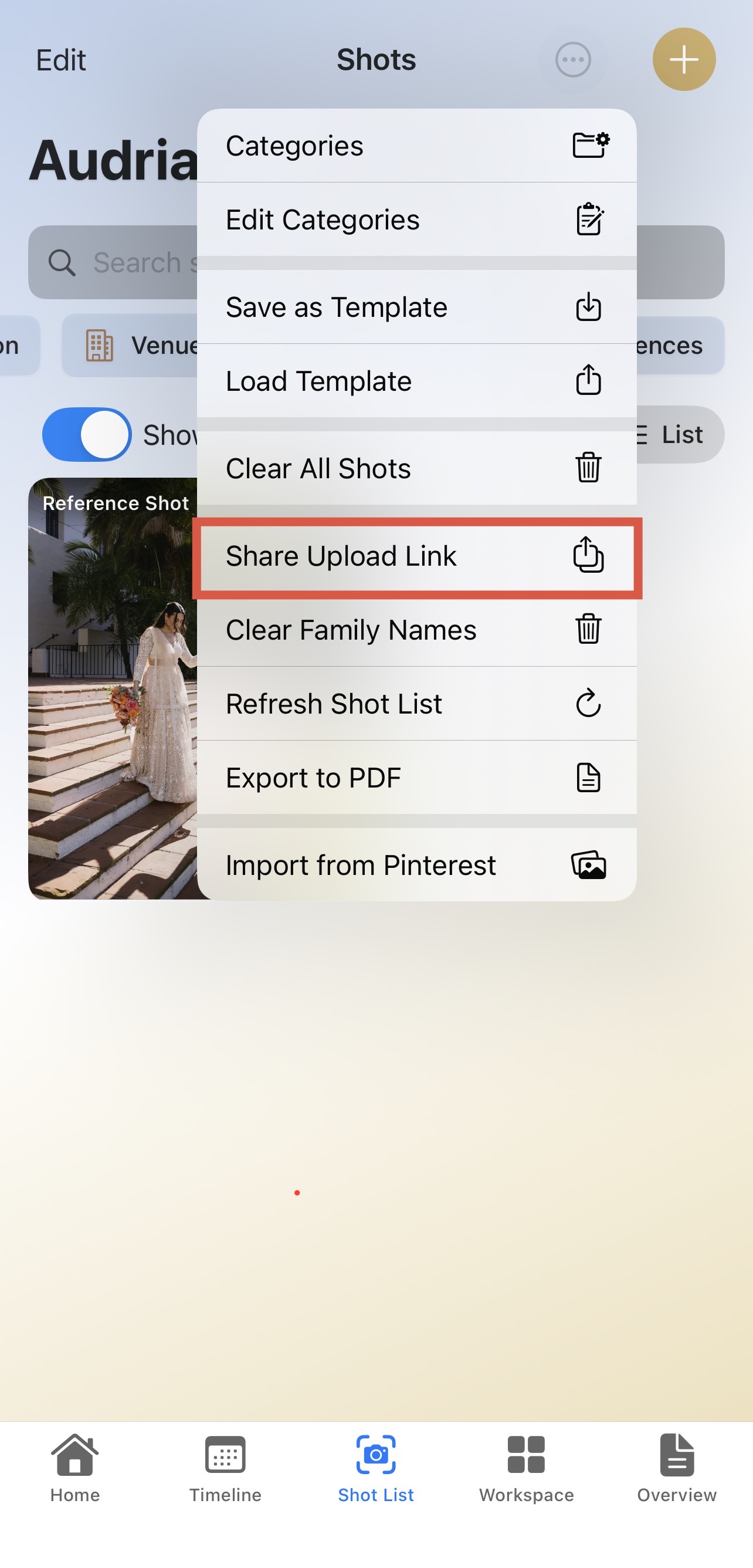 Client Inspiration Uploads