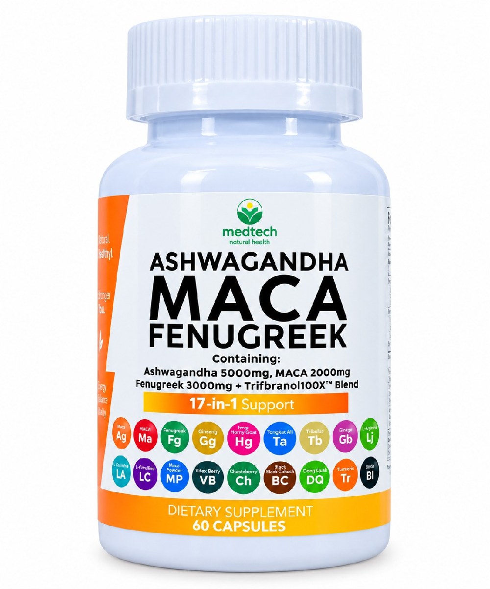 Maca + Ashwagandha  + Fenugreek  Capsules