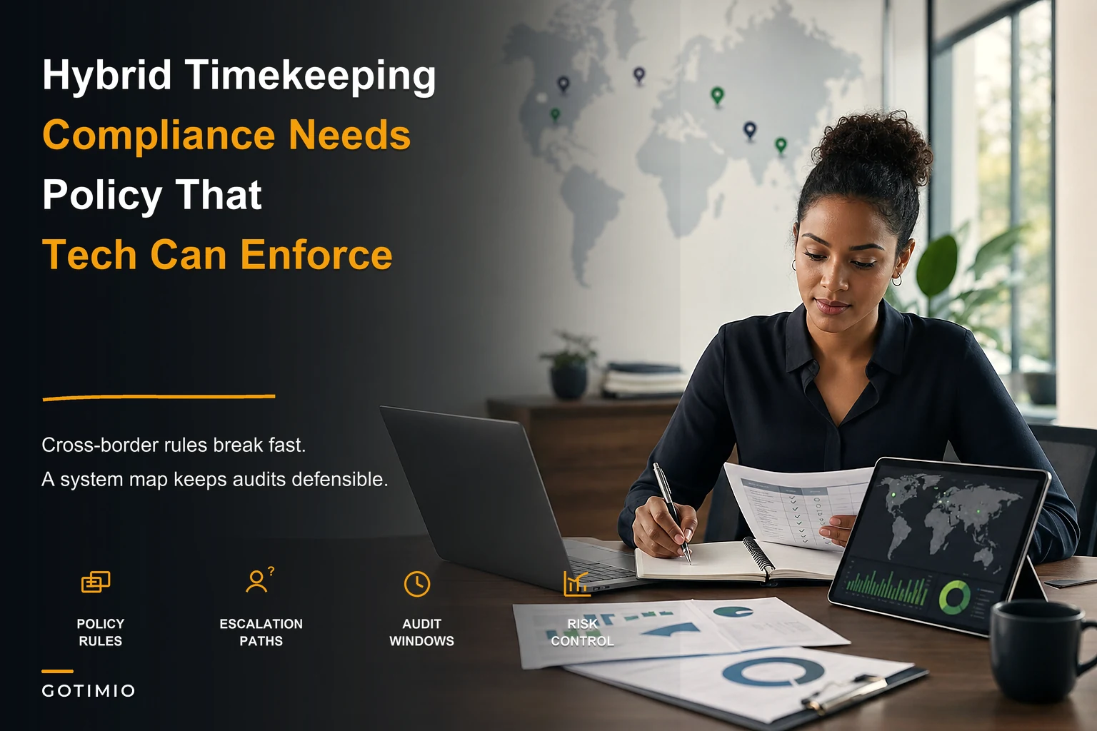 A systems framework for hybrid timekeeping compliance — policy → tech → audit with cross‑jurisdiction checklists