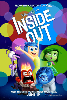Original poster for Inside Out 2015 