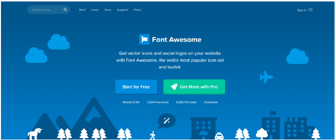 fontawesome 首頁