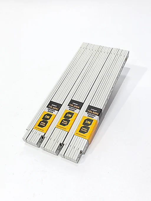 3x Tolsen 2 m tommestokke