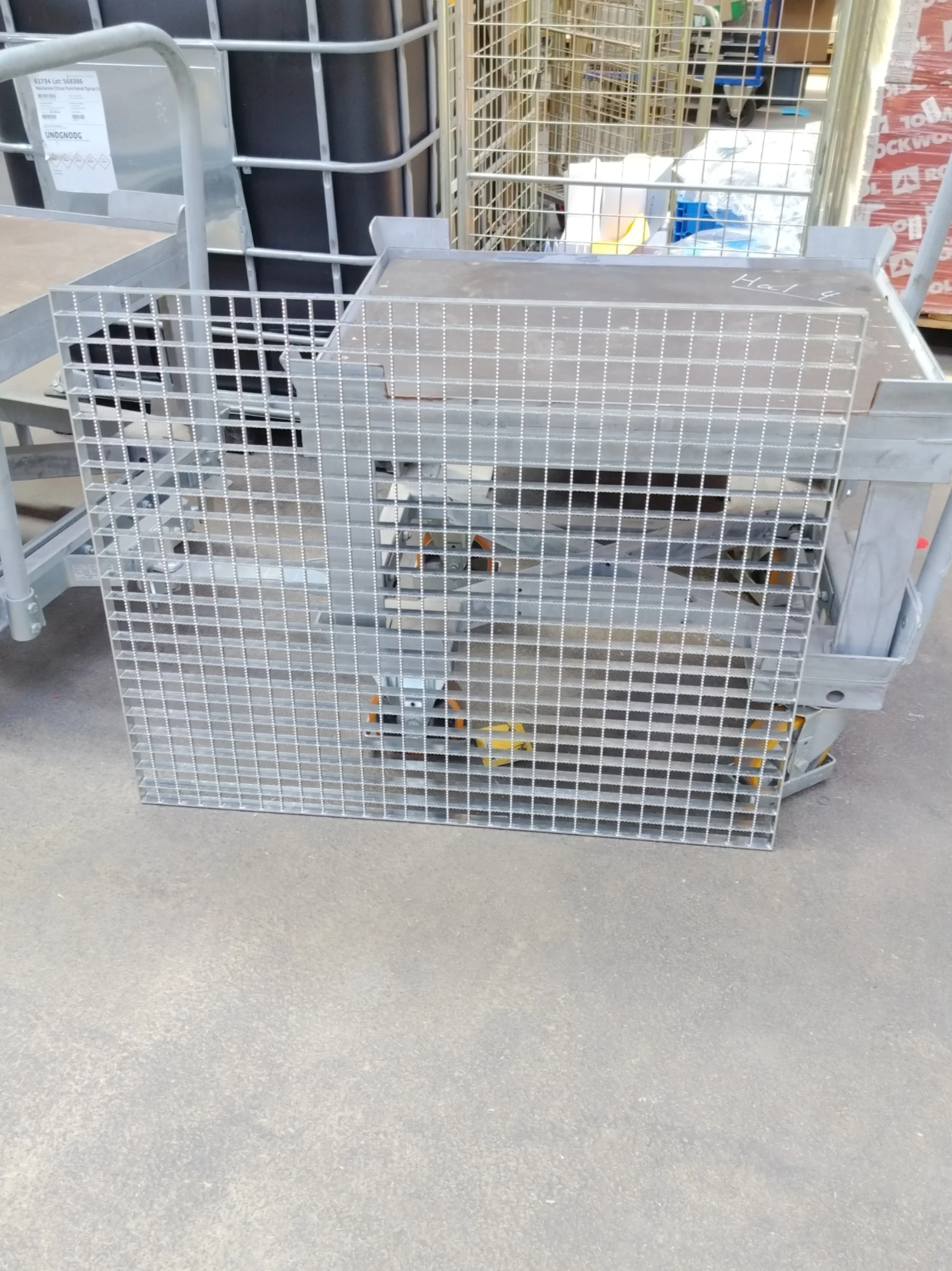 Galvaniseret stålgitter 80x100 cm