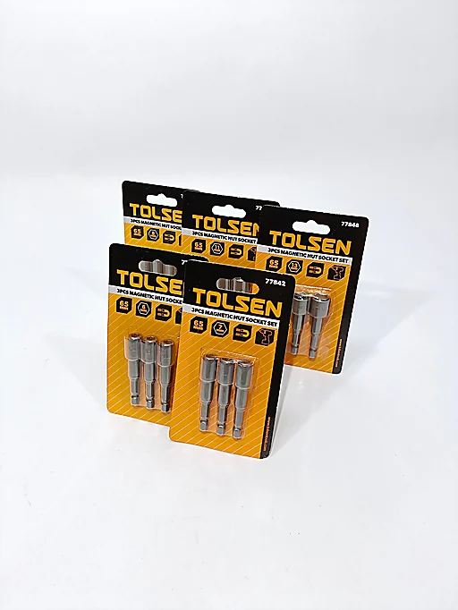 5x Tolsen magnetiske toppe – 6 til 13 mm