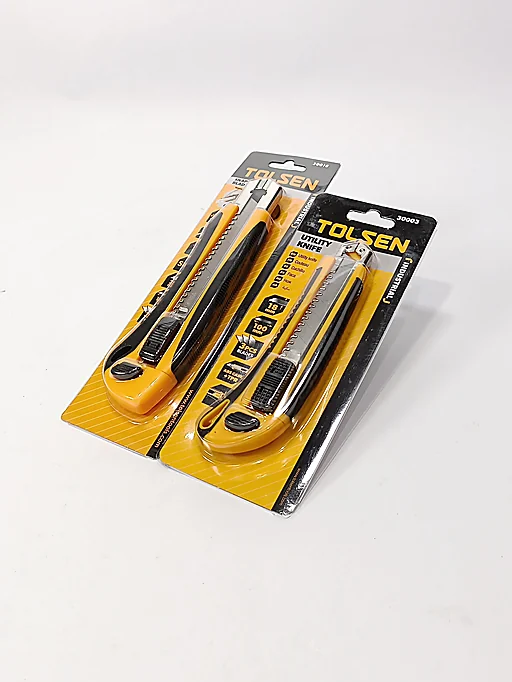2x Tolsen snap-off knive (18 & 25 mm)
