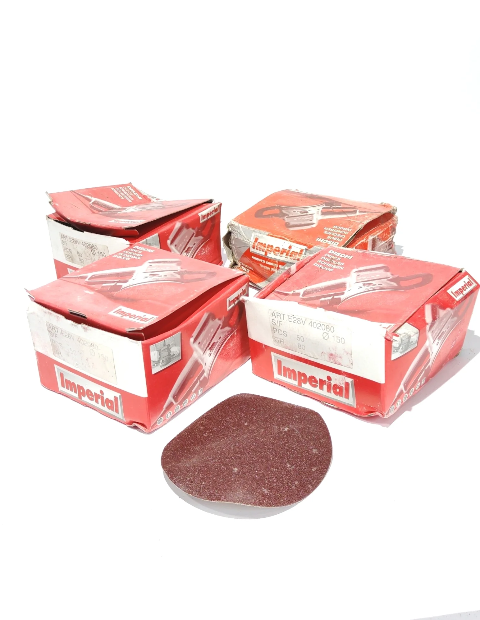 4 pakker Imperial Slibeskiver 150mm