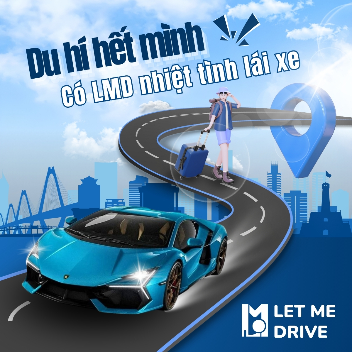 Thuê tài xế lái xe hộ LMD Let Me Drive Thuê Tài Xế Một Chiều Đi Hà Nội