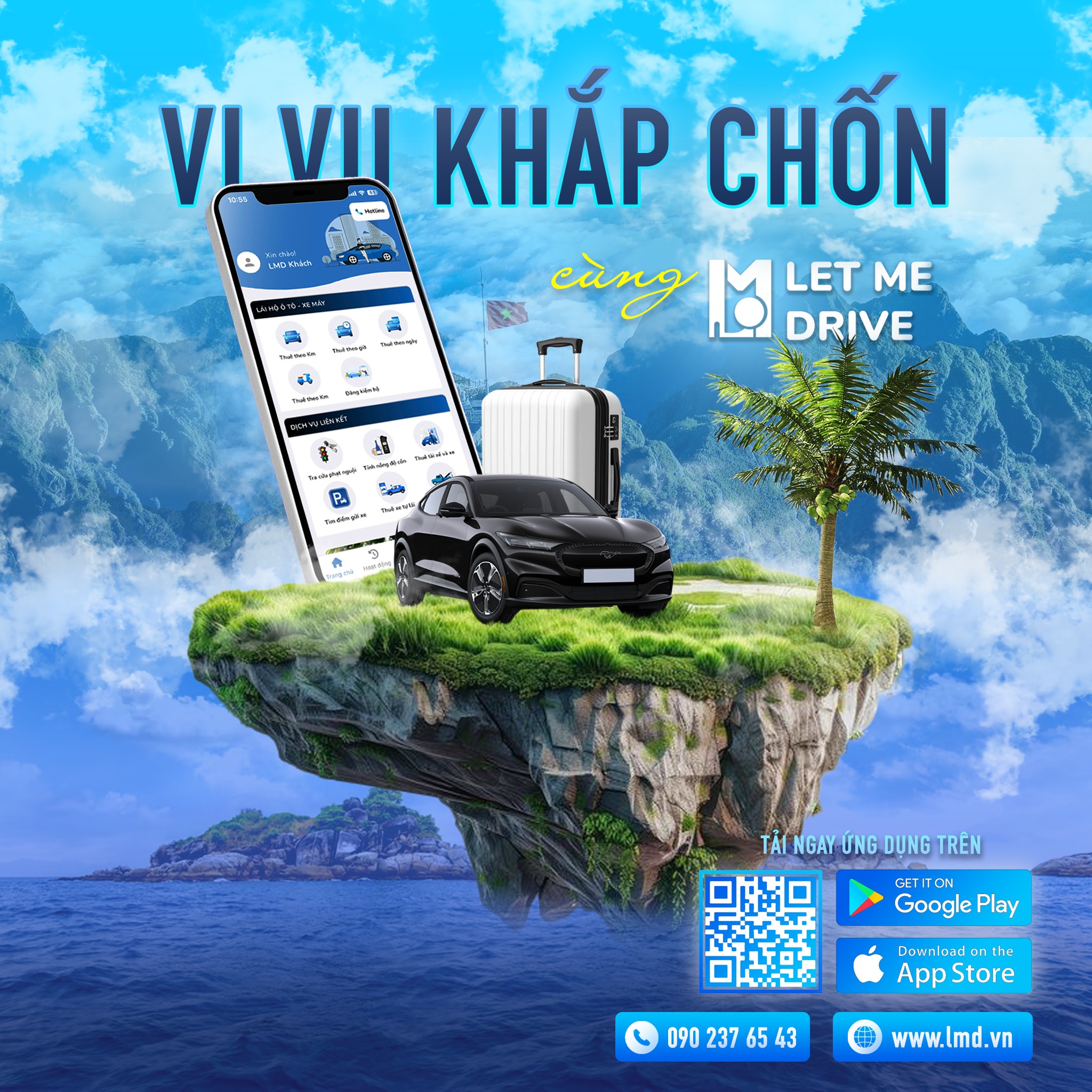 Thuê tài xế lái xe hộ LMD Let Me Drive Giá thuê tài xế đi Phan Thiết trọn gói cùng LMD