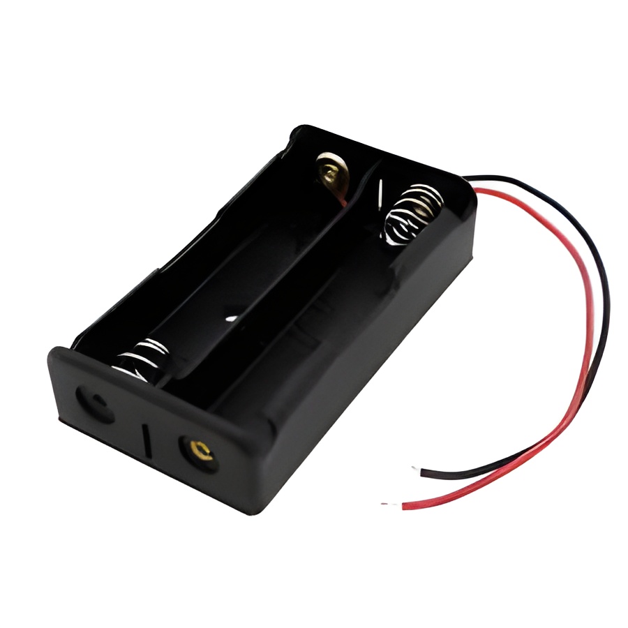 2 Slot 18650 Battery Holder Case