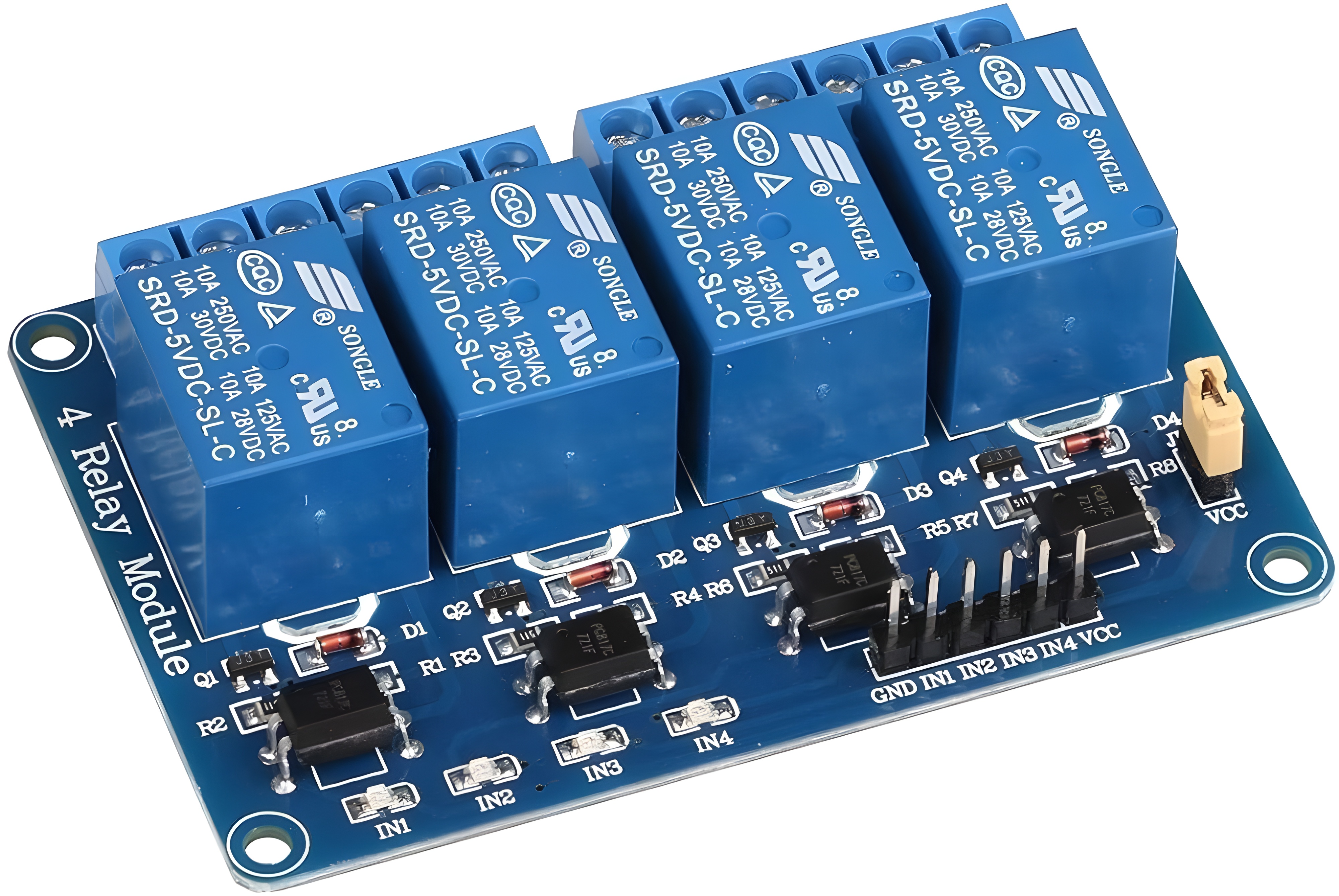 4 Channel Relay Module 5V for Arduino