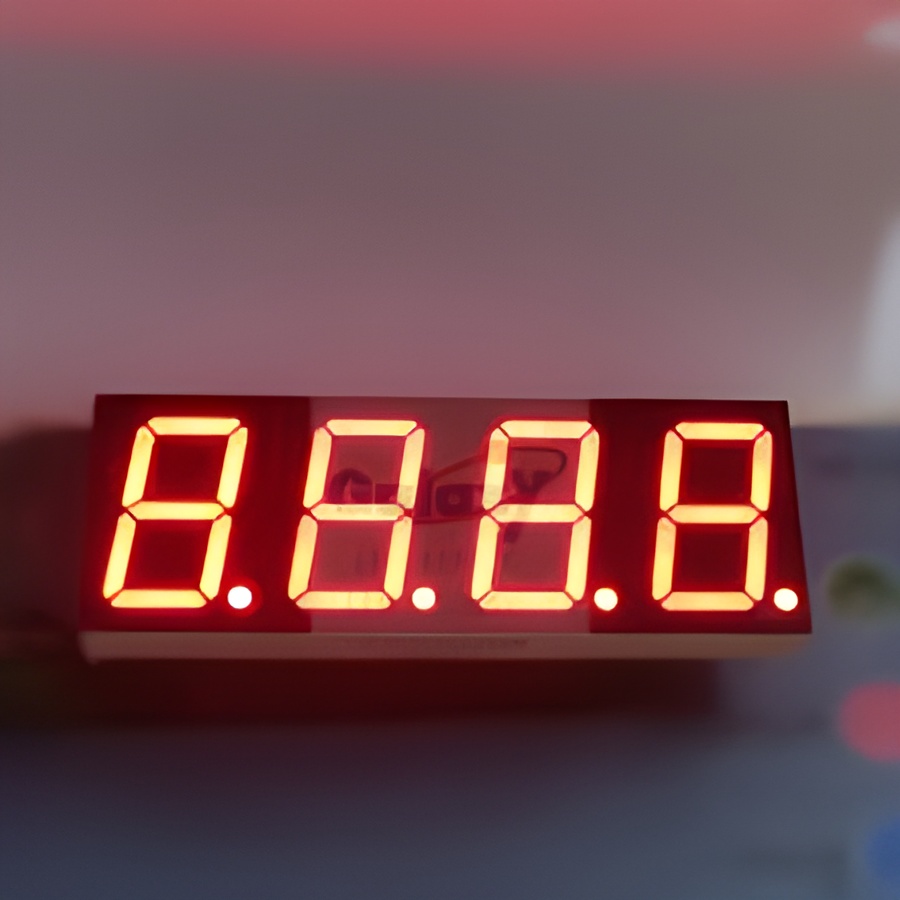 4 Digit 7 Segment Display product view 2 from Tinkro