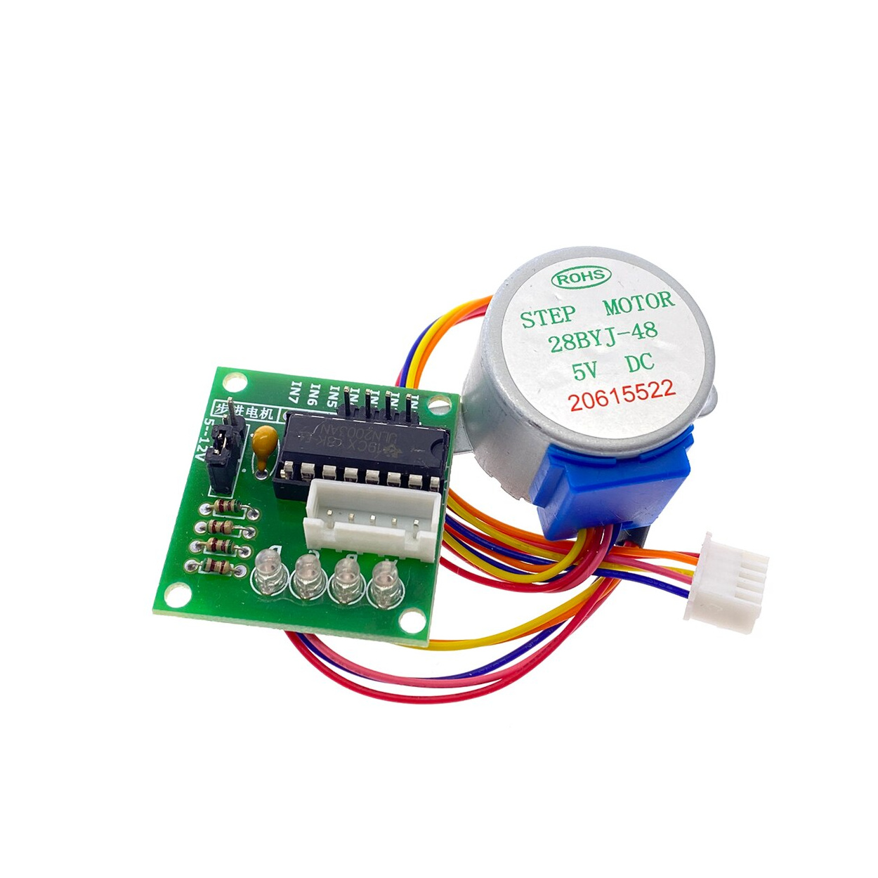 28BYJ-48 Stepper Motor with ULN2003 Driver from Tinkro