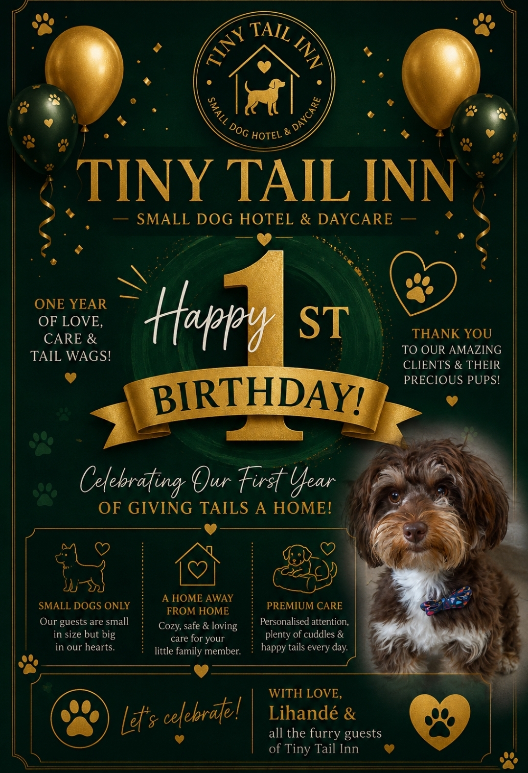 Happy 1st Birthday Tiny Tail Inn