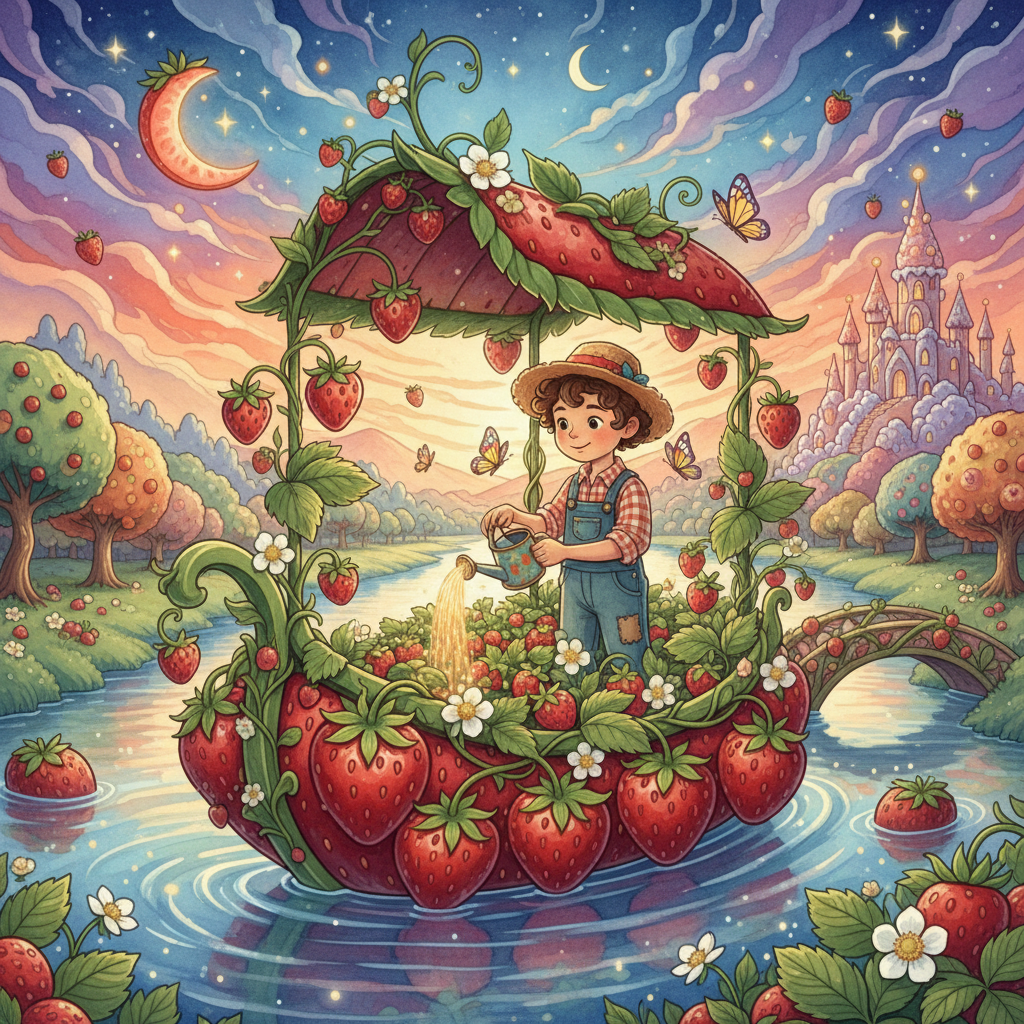 Theo's Magical Strawberry Patch Boat