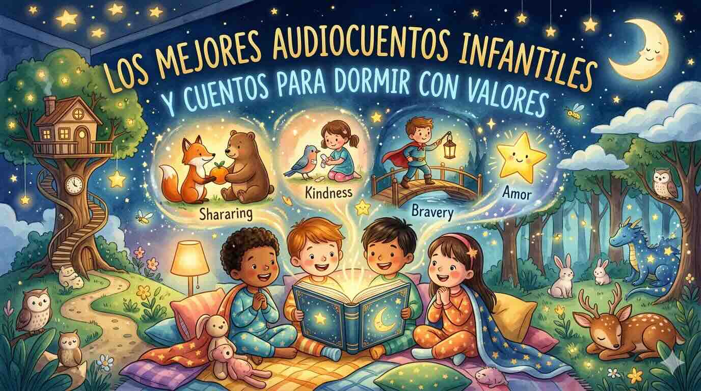 Los mejores audiocuentos infantiles y cuentos para dormir con valores