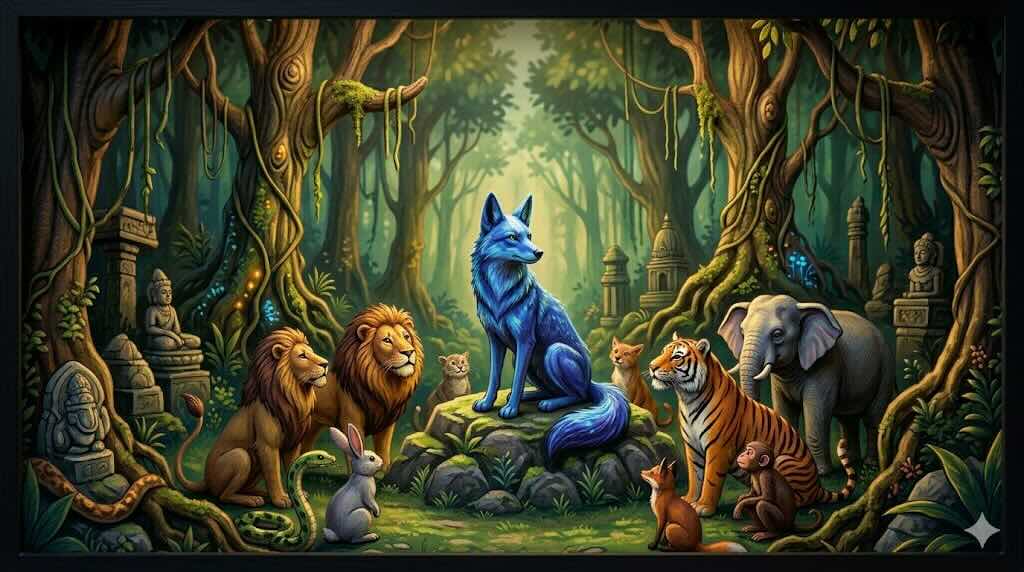 नीला सियार की कहानी पंचतंत्र हिंदी ऑडियो