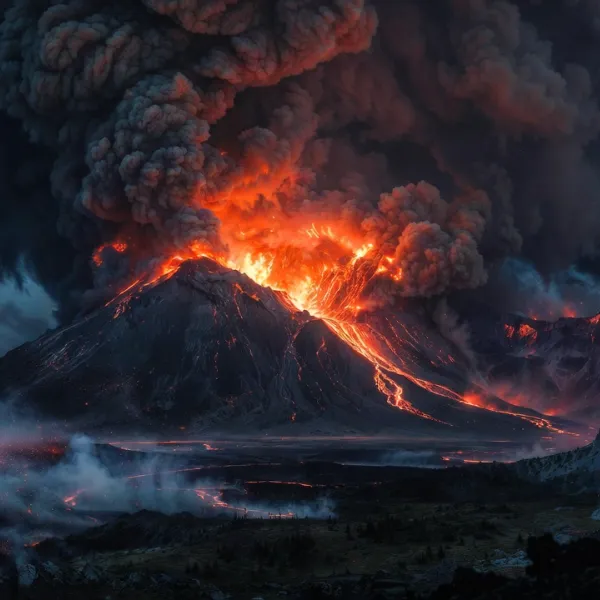 Cover artwork for Wrath of Llao: The Fall of Mazama