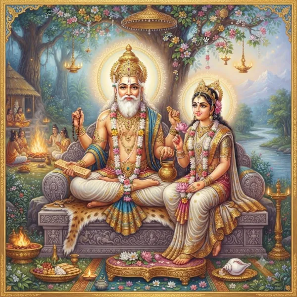 Cover artwork for बालकाण्ड l भाग ९ – मनु आणि शतरूपा