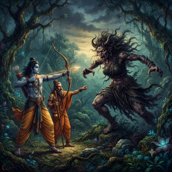 Cover artwork for बालकाण्ड l भाग १४ – विश्वामित्र आणि ताटका