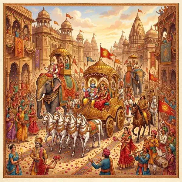 Cover artwork for बालकाण्ड l भाग २१ – अयोध्येहन वरात